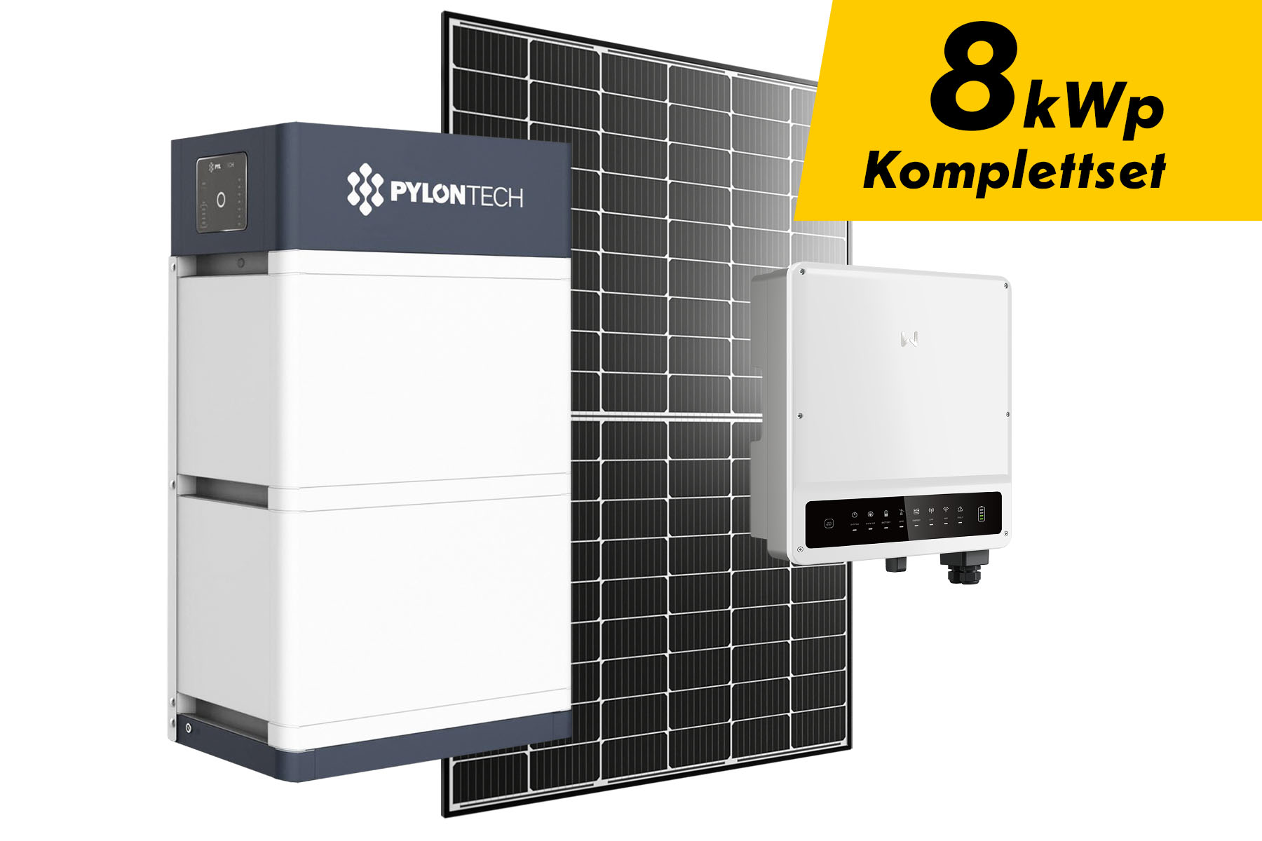 8 kWp PV Anlage mit Speicher Komplettset kaufen